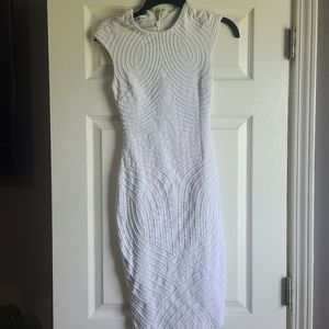 Bebe White Bodycon Dress Size XS